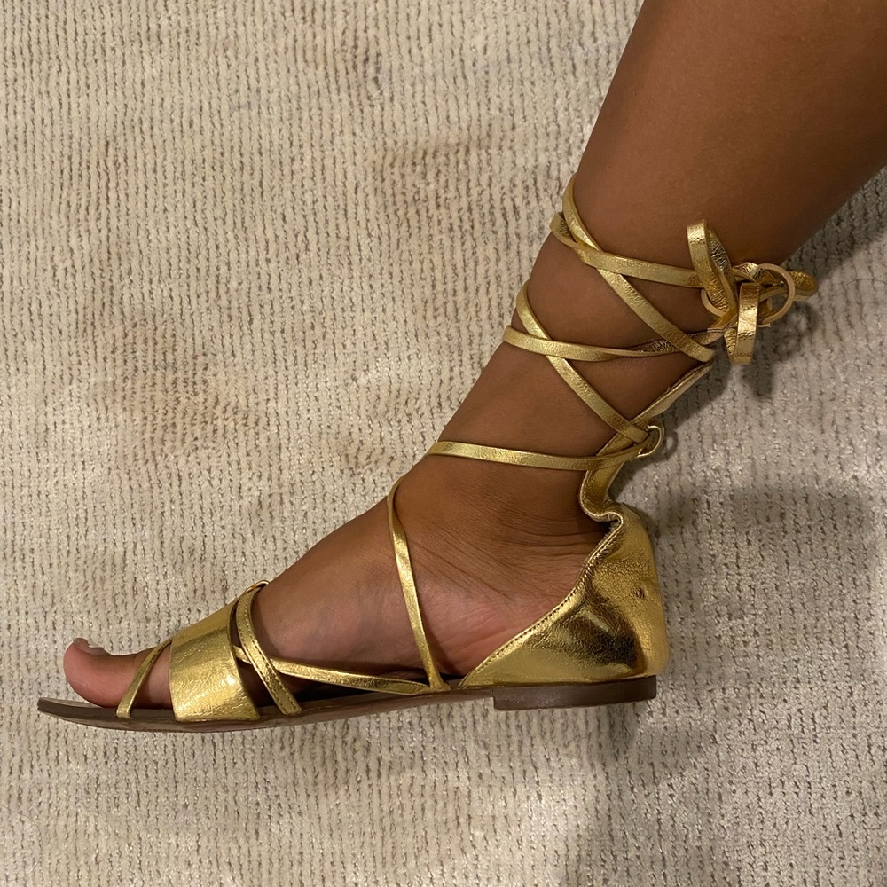 Gold Sandals
